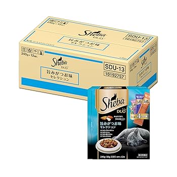 シーバ (Sheba) デュオ キャットフード 成猫用2種200g×36箱セット 61kAnu638CL._AC_SY200_QL15_.jpg